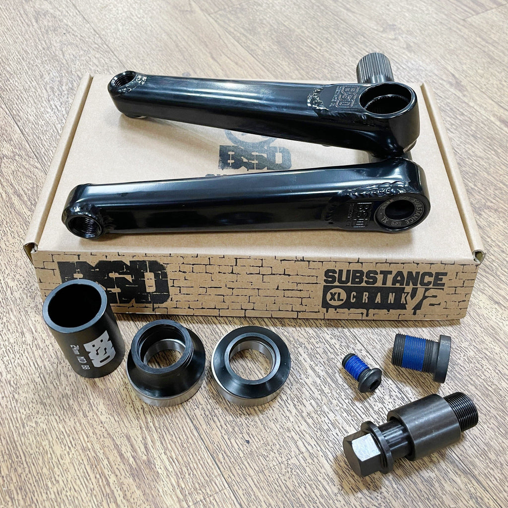 BMX クランク BSD SUBSTANCE CRANK 165mm BLACK aasm.org.ar