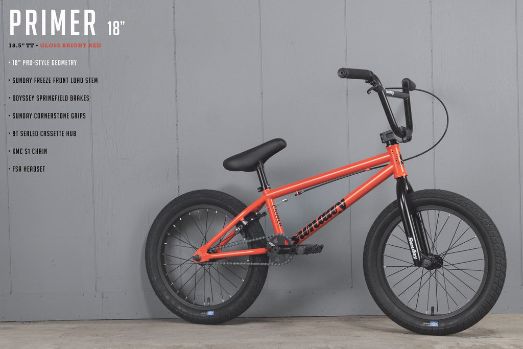 sunday 18 inch bmx bike