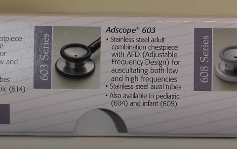 ADC Adscope 603 Series Stethoscope Unboxing
