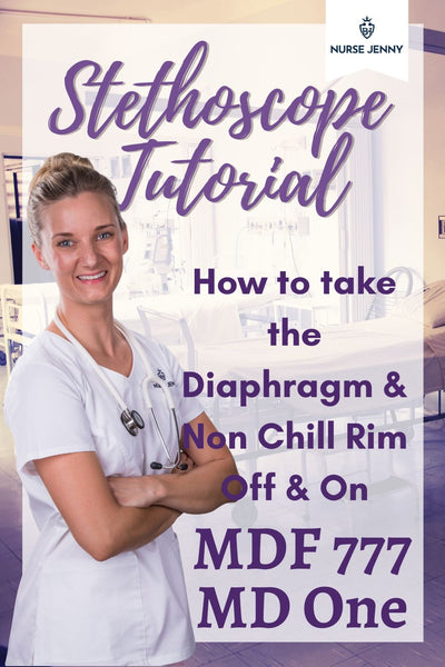 How to take the Diaphragm off MDF 777 MD One