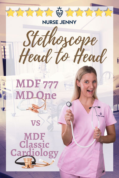 MDF MD ONE 777 Stethoscope vs MDF Classic Cardiology Stethoscope