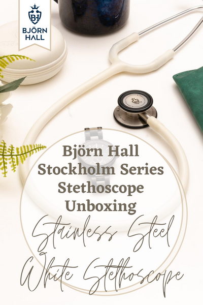 Bjorn Hall Stainless Steel White Stethoscope Unboxing