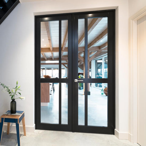 Double Industrial modern loft door