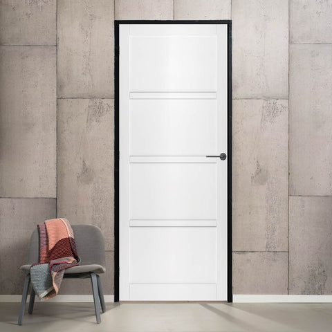 White industrial style Loft door