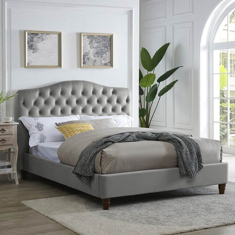 sorrento grey bed