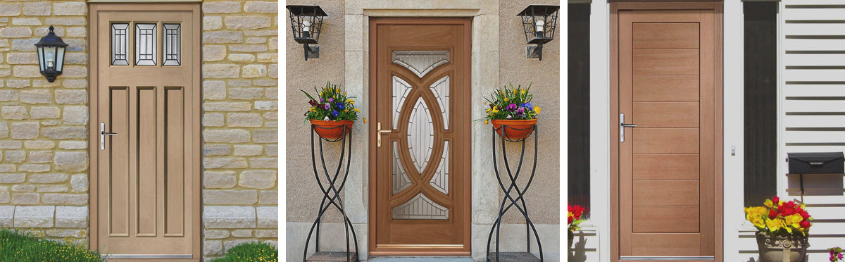 three, exterior, doors, oak, hardwood, bespoke, directdoors