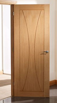 Verona Oak Flush Panel Door 