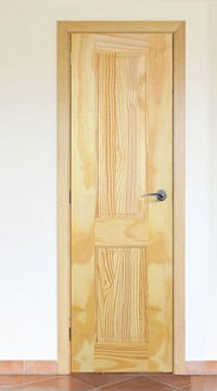 2 Panel Clear Pine Door