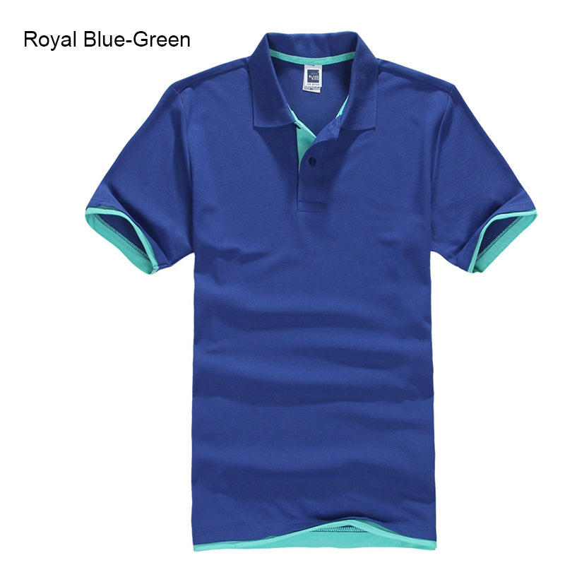 plus size royal blue polo shirts