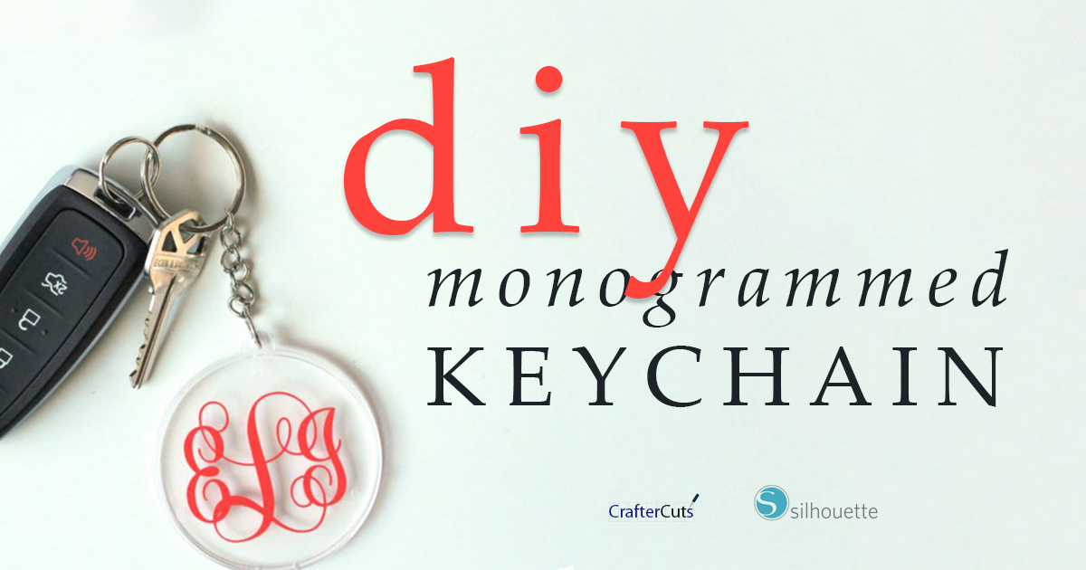 DIY Monogrammed Keychain