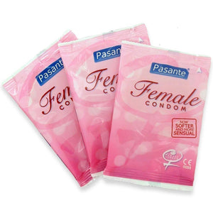 Pasante Femidom Female Condoms x 5
