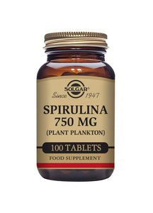 Solgar Spirulina 750 mg Tablets - Pack of 100