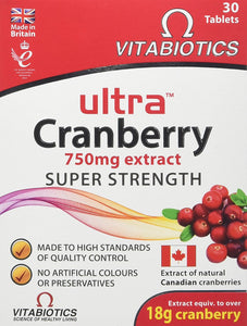 Vitabiotics Ultra Cranberry - 30 Tablets
