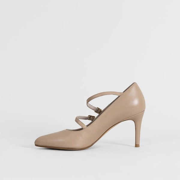 eve metallic heel pump