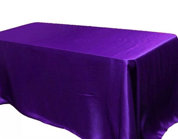 25 pack 60x120" Rectangle Satin Tablecloth Wedding SEAMLESS Catering Table Cover