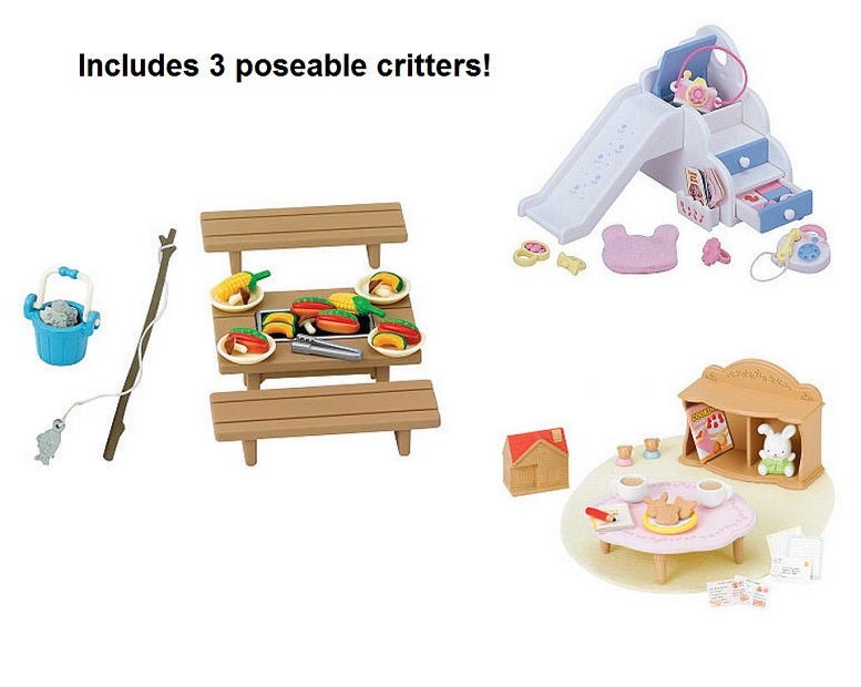 calico critters adventure treehouse gift set