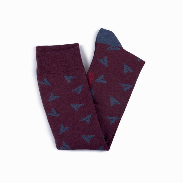 PAPER PLANES HIGH BURGUNDY OXFORD