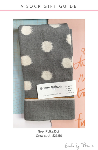 Bonne Maison grey socks