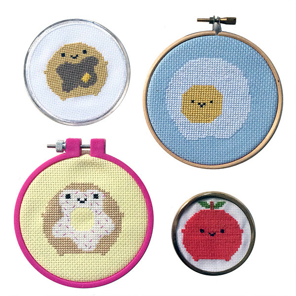 Kawaii Breakfast Cross Stitch Patterns