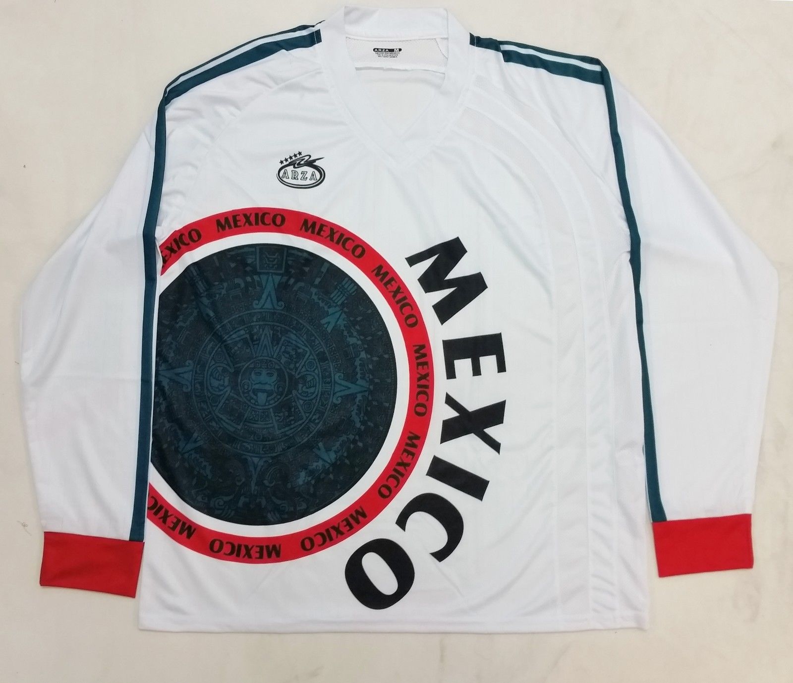 mexico white long sleeve jersey
