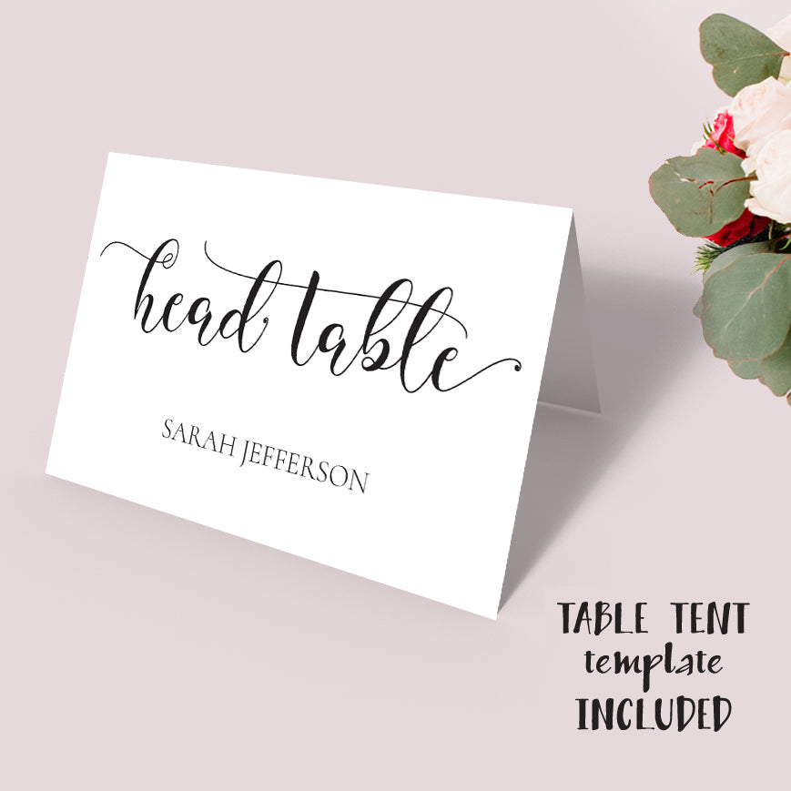 wedding table name cards