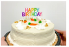 Reusable Happy Birthday Acrylic Cake Topper