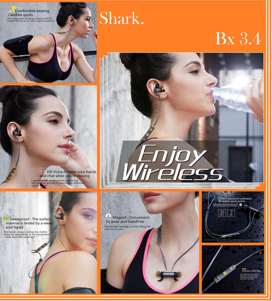 Earphones, Shark Bx | Headphones & Headsets at Thesentishop.com