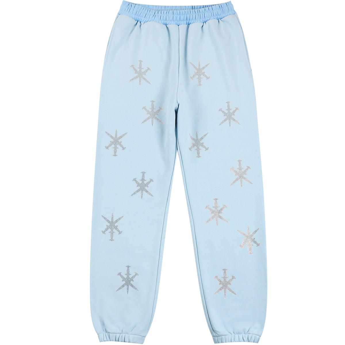 Baby blue Rhinestone Jogger S-