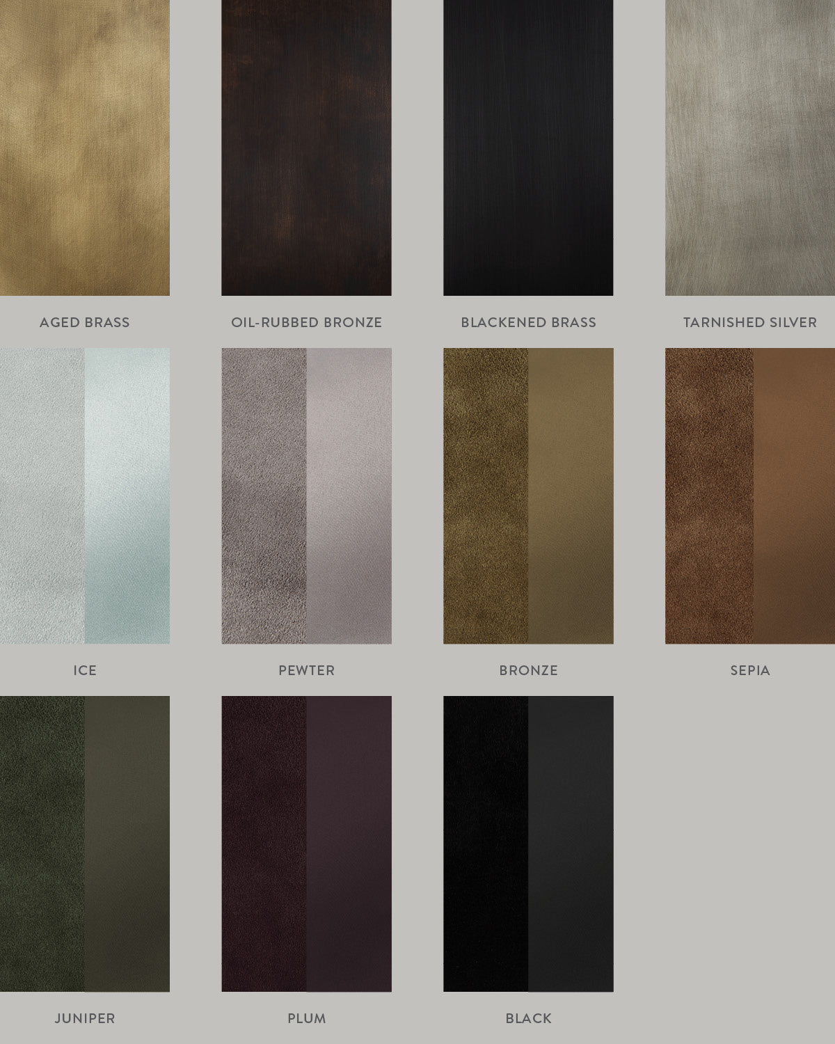 Material swatches for STARLET : SCONCE.