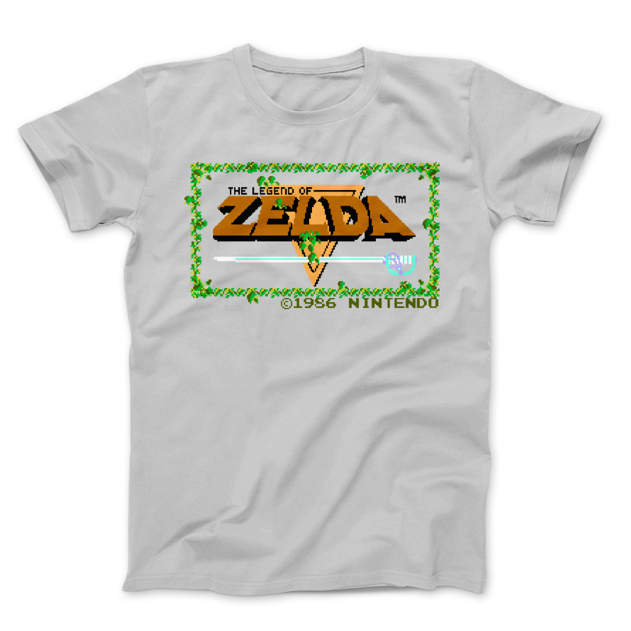 micro Gunst anker The Legend of Zelda - PixelRetro Video Game T-shirt - Link - Retro Nes