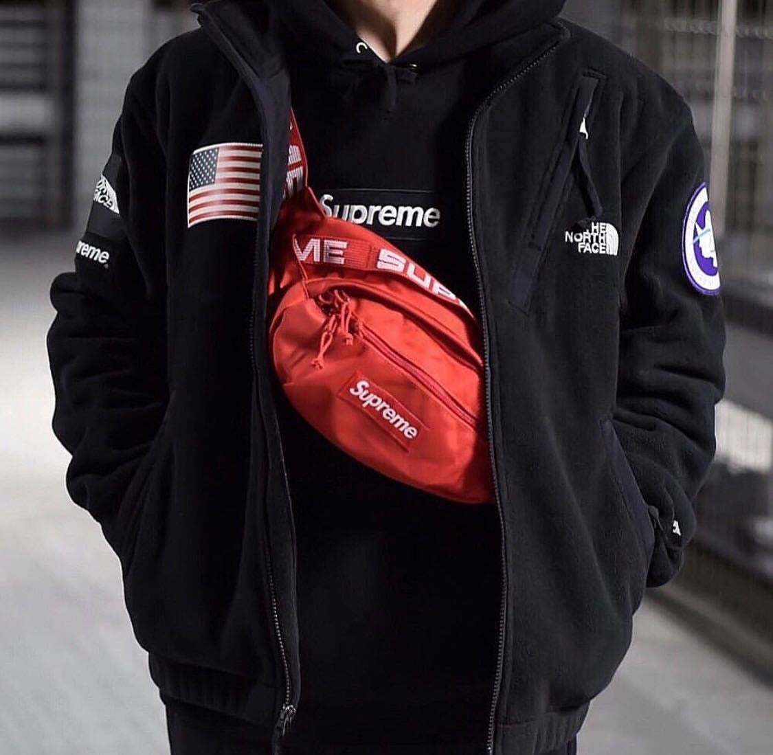 supreme ss18 waist bag red