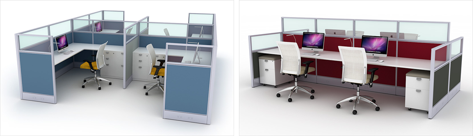 Custom Office Cubicle Quote - Freedman's Office Furniture - Custom 1