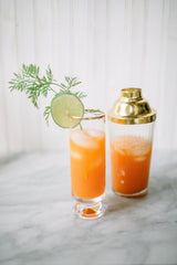 carrot ginger mocktail for queasiness