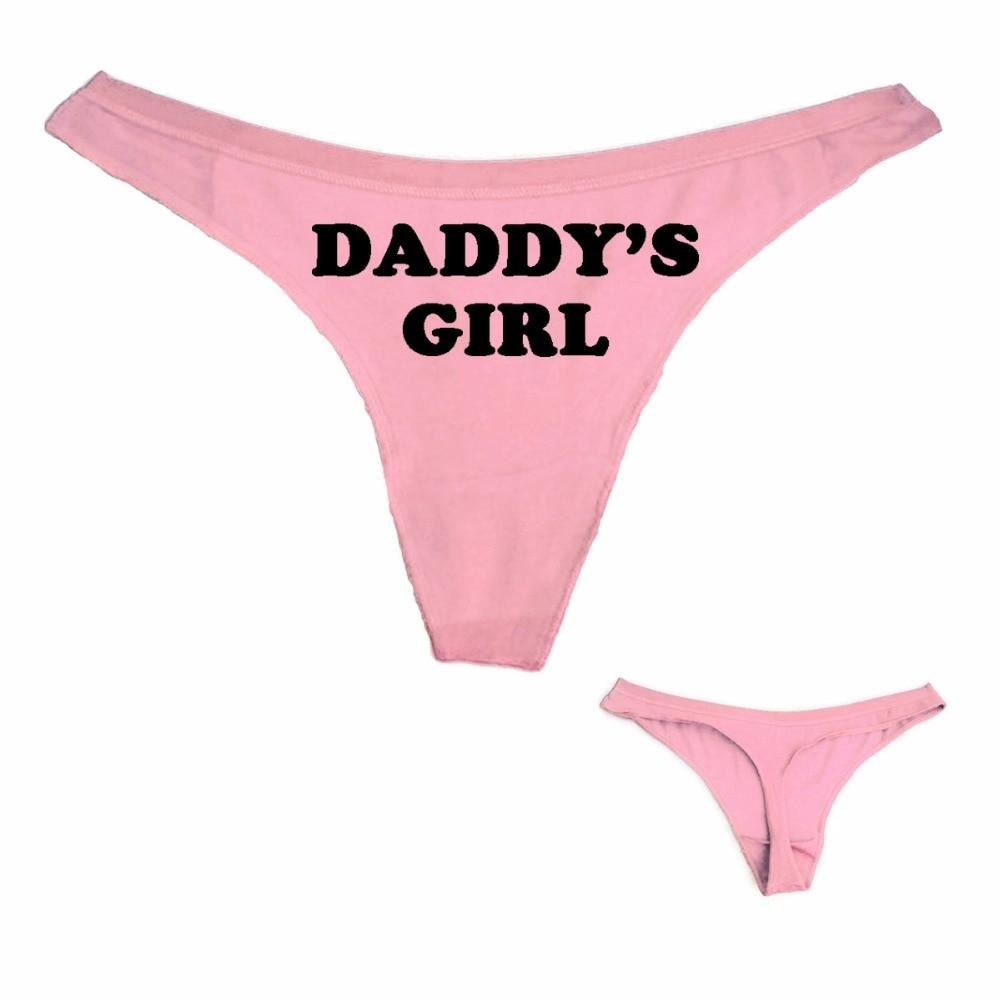 Daddys Girl Thong Underwear Panties Lingerie Kink Ddlg Playground