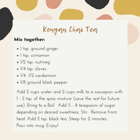 Kenyan Chai Tea Recipe