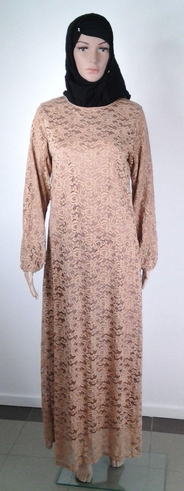 long lace kaftan