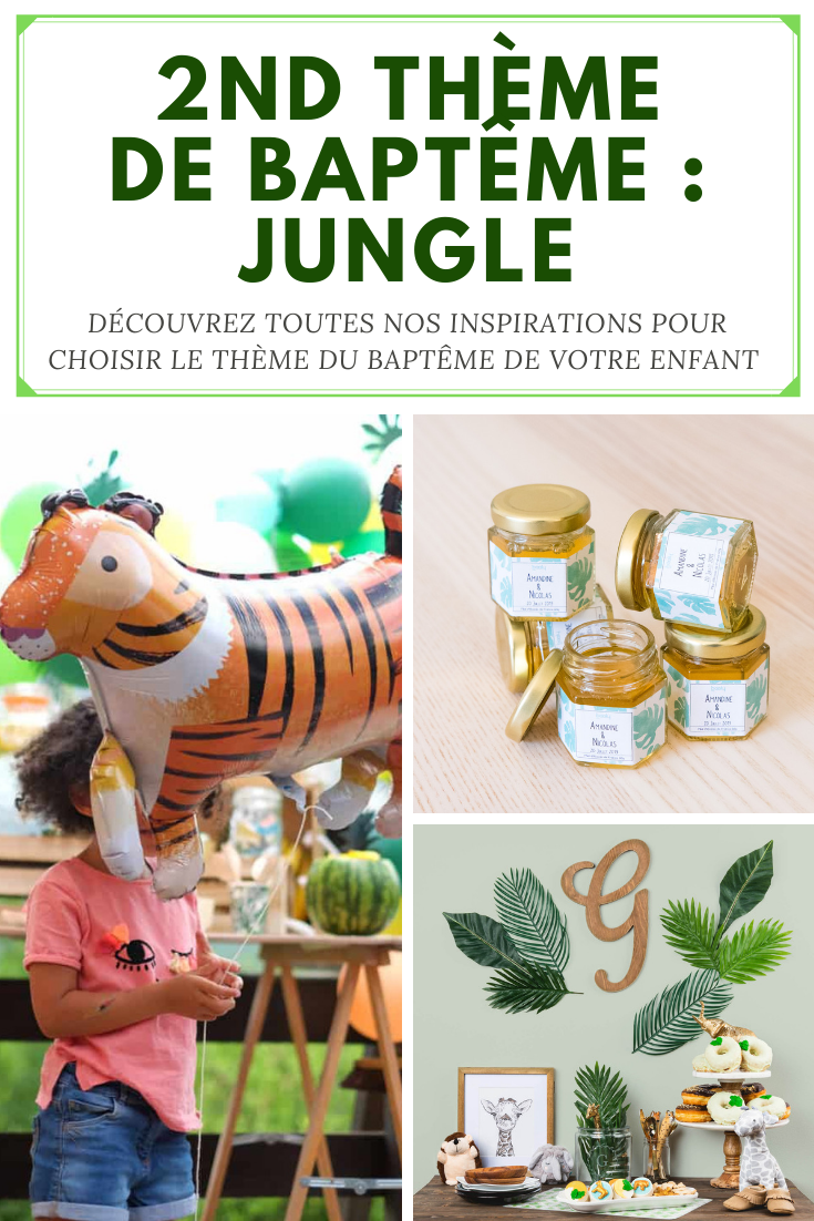 theme bapteme jungle