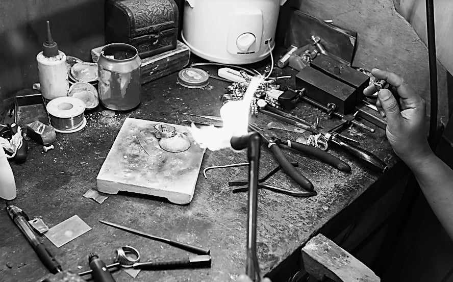 SilverTwig Jewellery - Our Story - Silver jewellery making