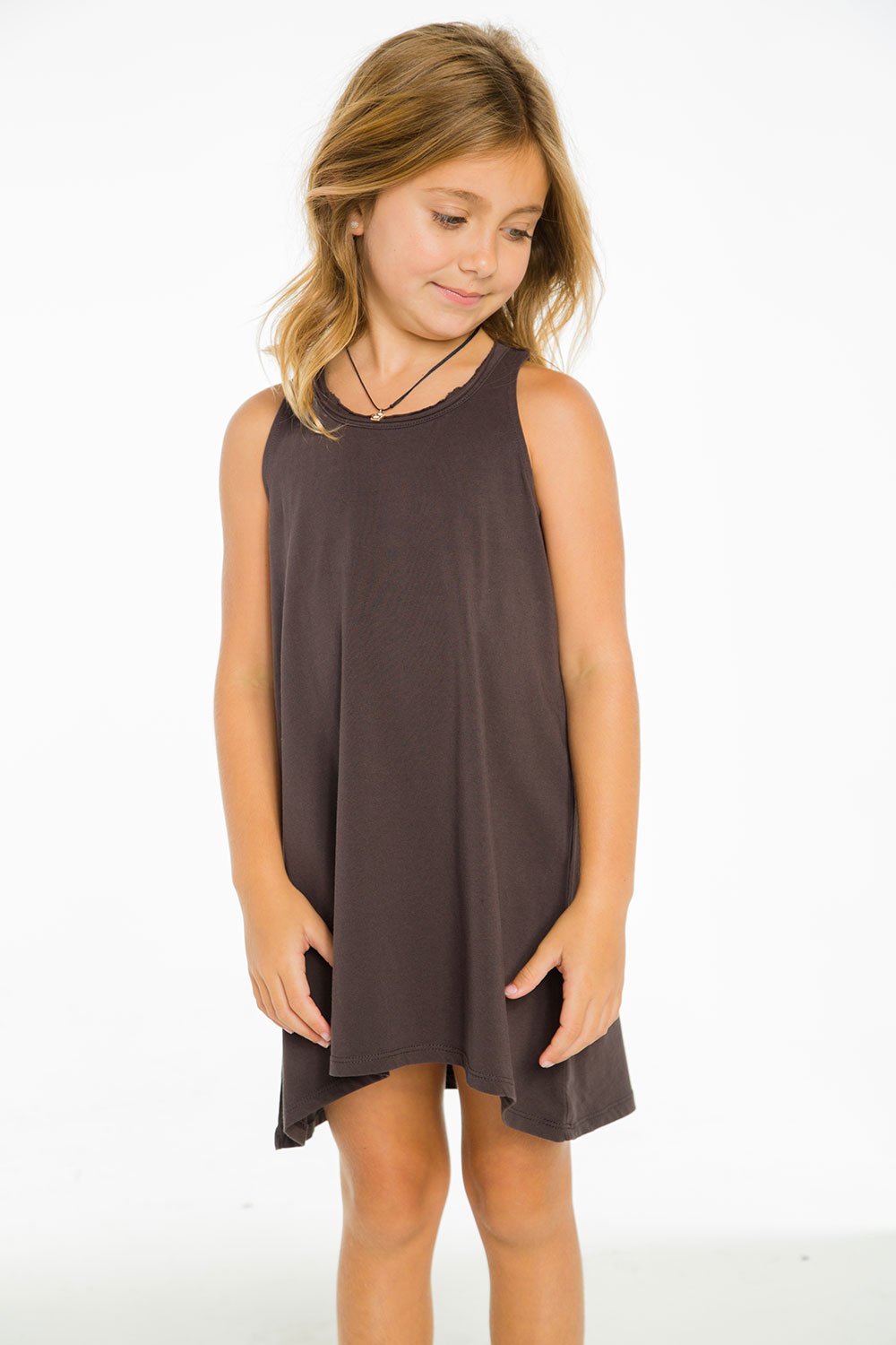 cotton jersey tank dress