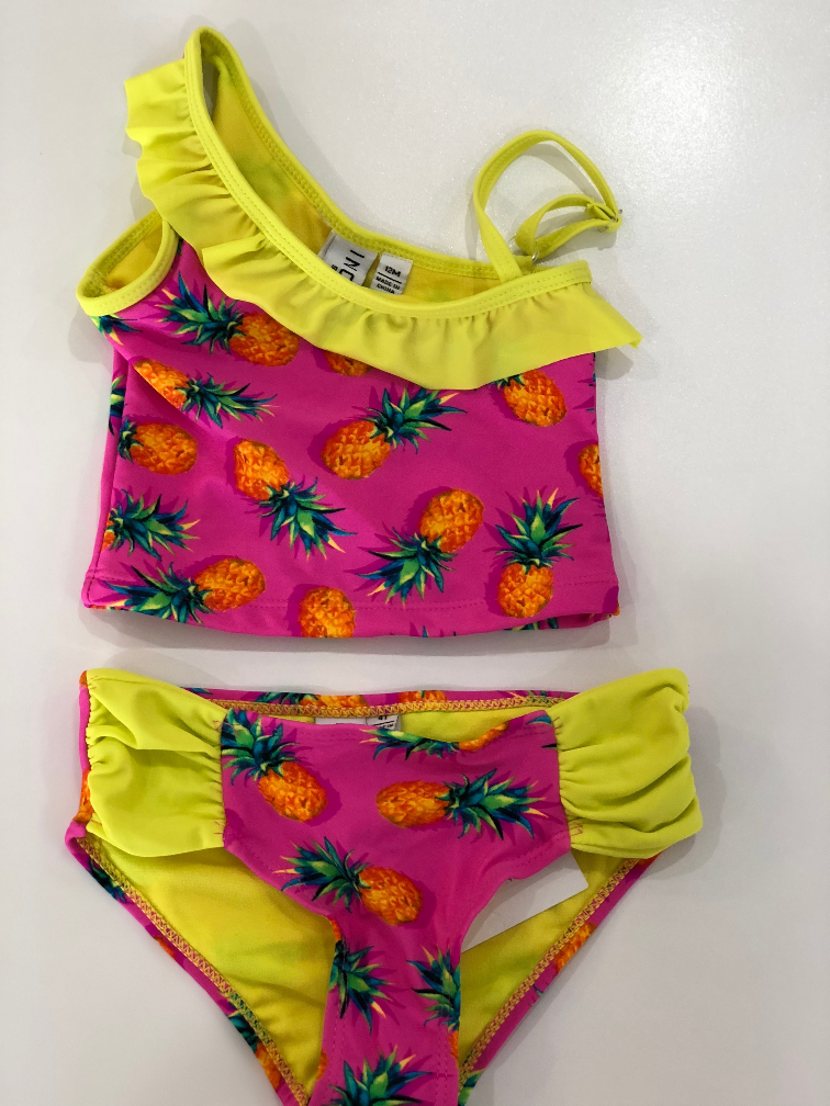 pineapple bathing suit top