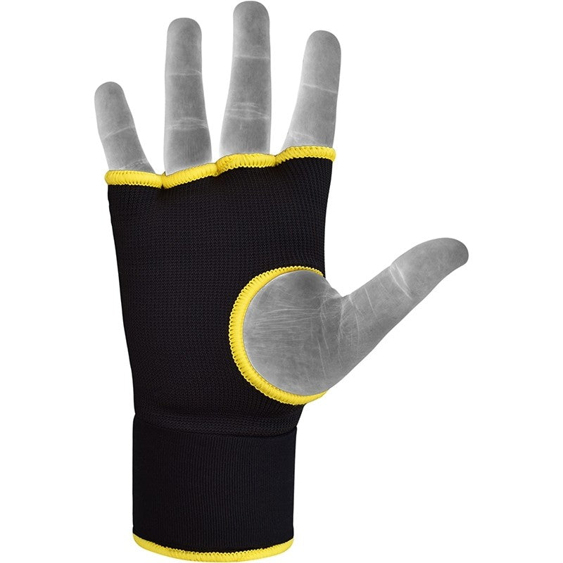 RDX 75cm Medium Black Hosiery Gel Inner Gloves with Wrist Strap size small 