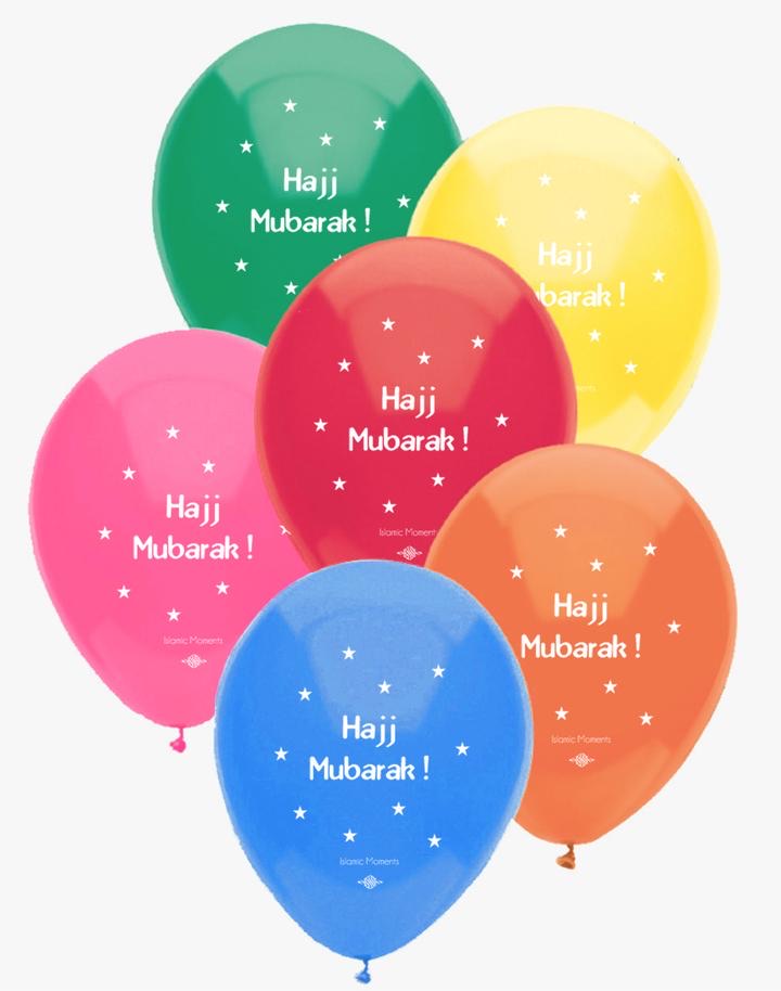 Hajj Mubarak Balloons - jubbas.com