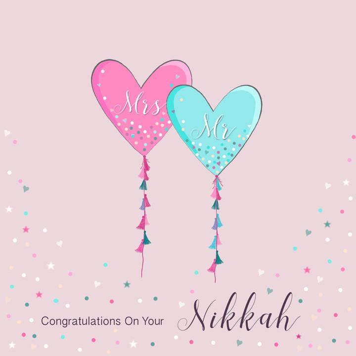 Congratulations on your Nikkah card - jubbas.com