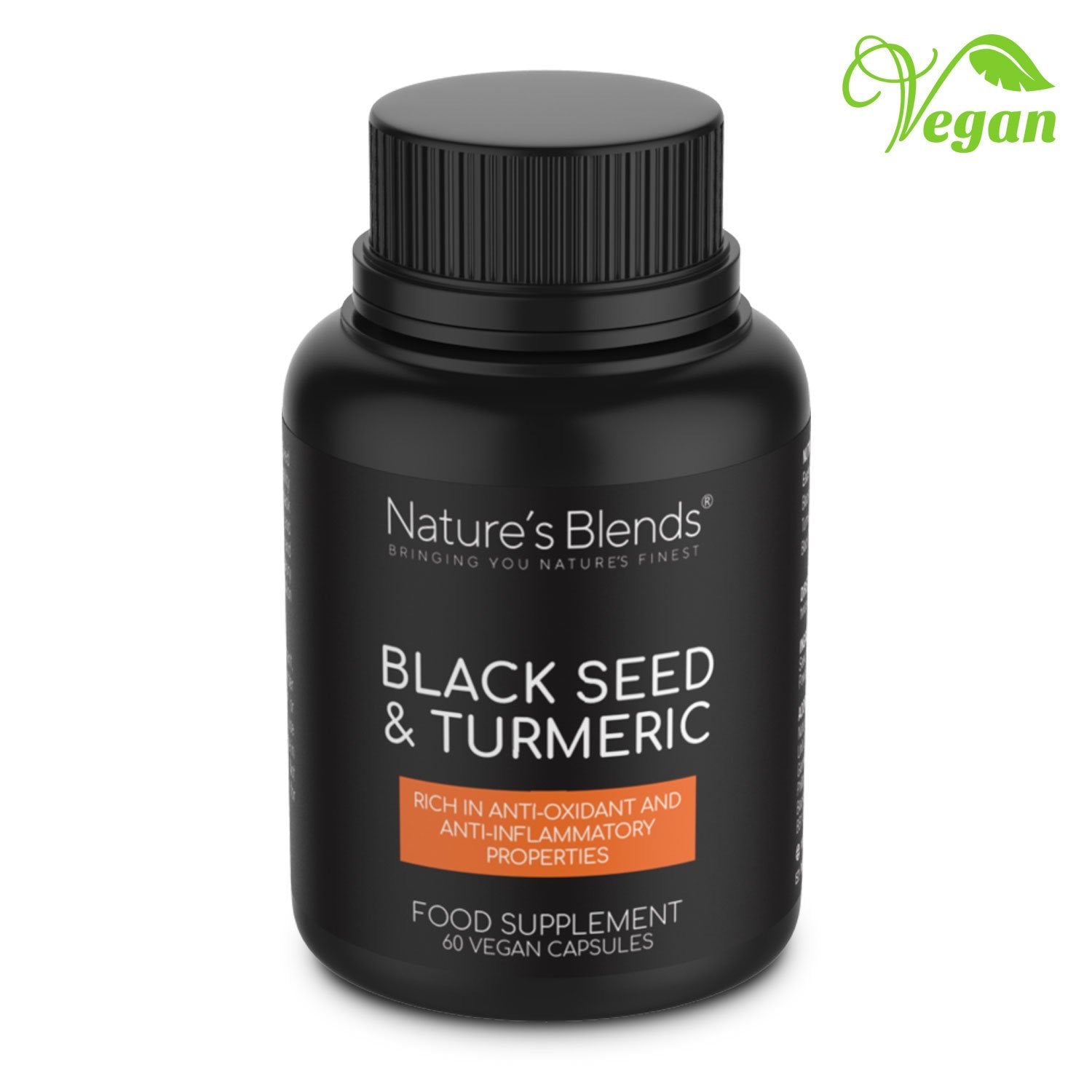 Black Seed & Turmeric Vegan Capsules - jubbas.com
