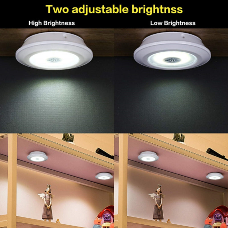 New Dimmable LED Under Cabinet Light with Remote Control Battery Operated LED Closets Lights for Wardrobe Bathroom lighting - clickshup.com.au