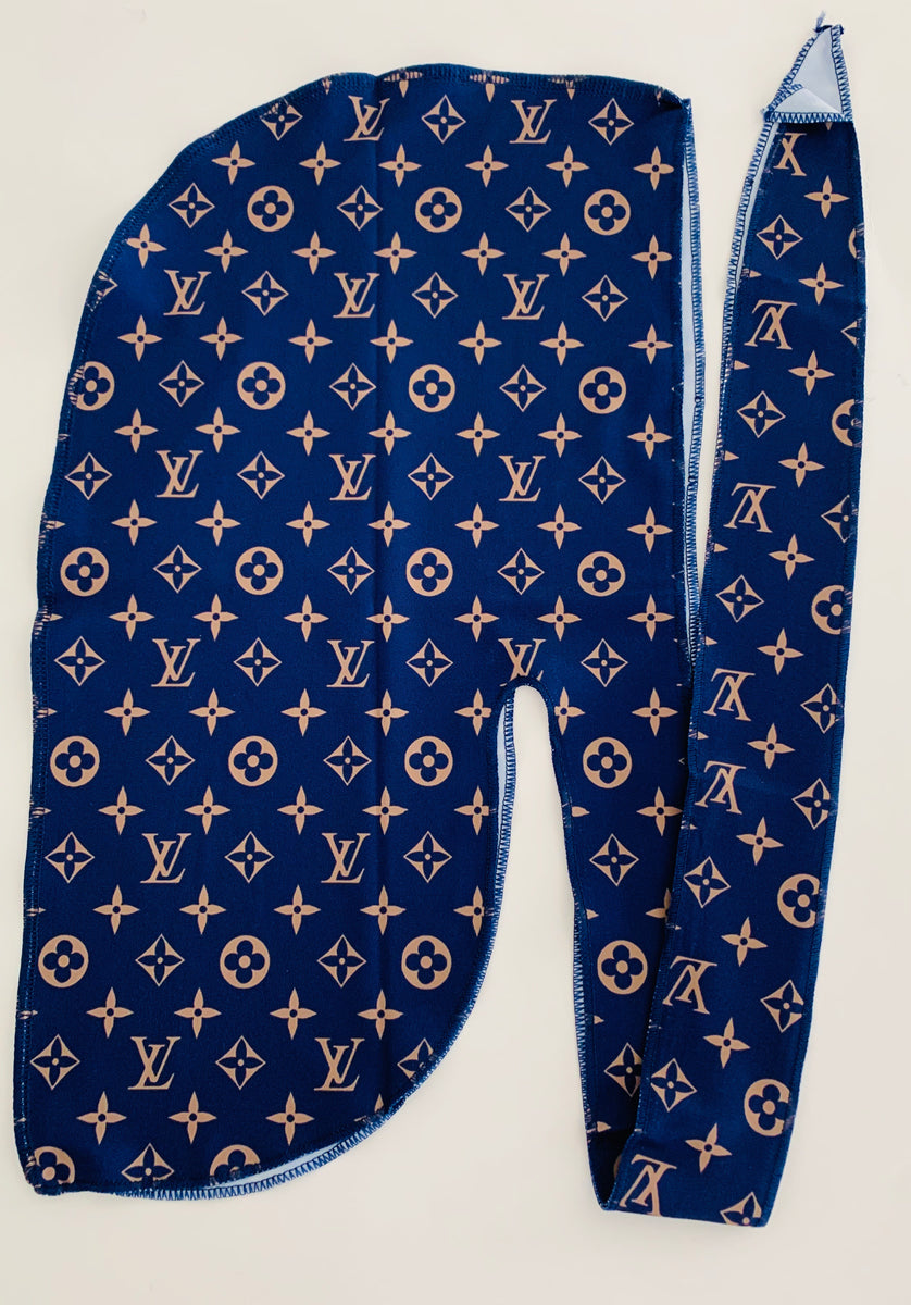 DURAG-29 Designer Inspired NAVY Durag hair tie – Humble Cloth