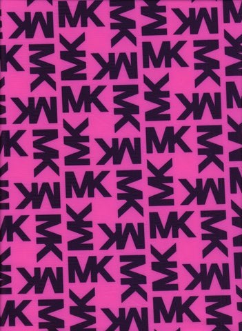 MK-102 Designer Inspired MICHAEL PINK with BLACK Spandex Lycra Fabric – Humble Cloth