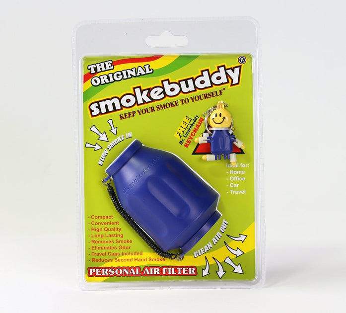 Smoke Buddy Personal Air Purifier Cleaner Filter Removes Odor Black 