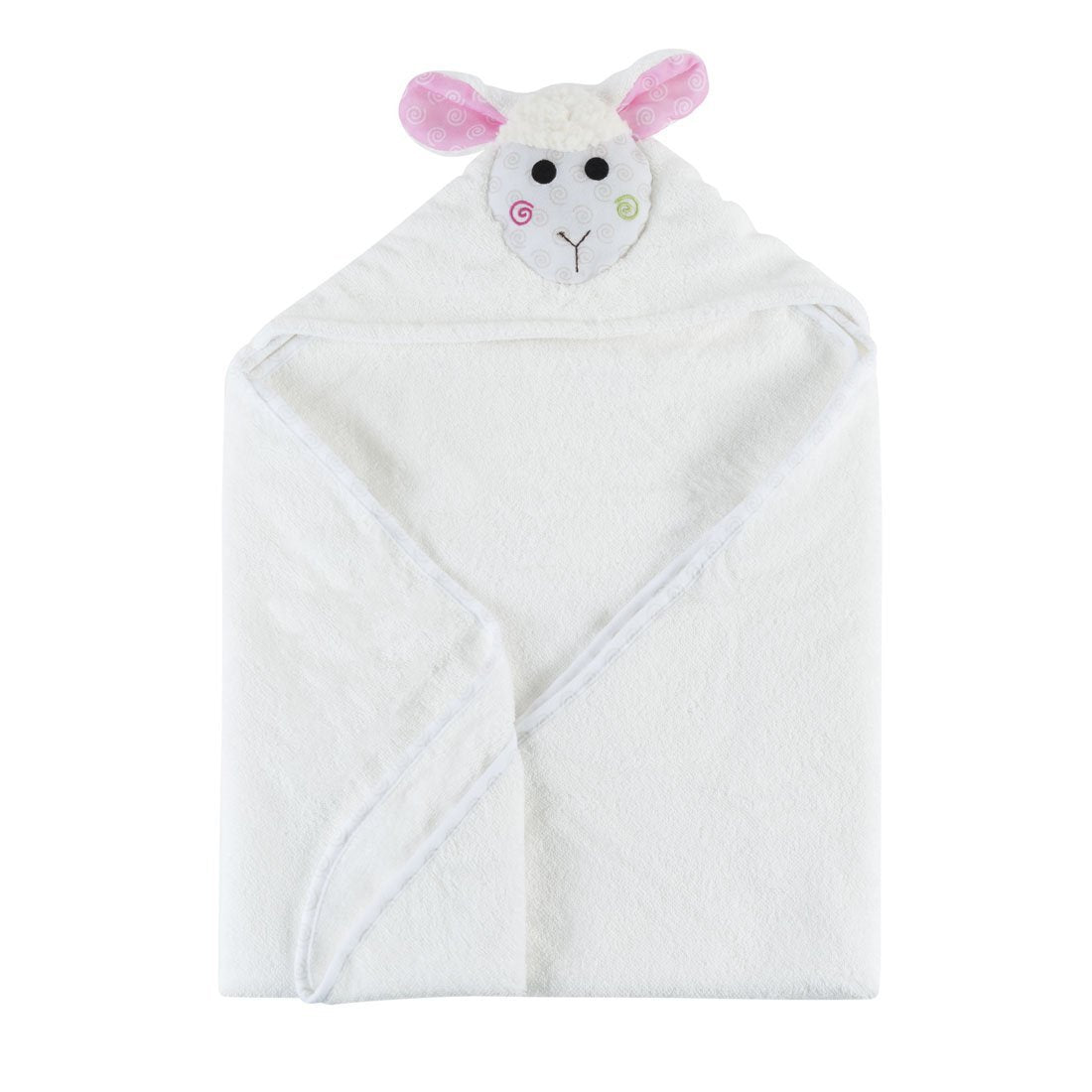 Zoocchini Baby Hooded Towel - Lola the Lamb