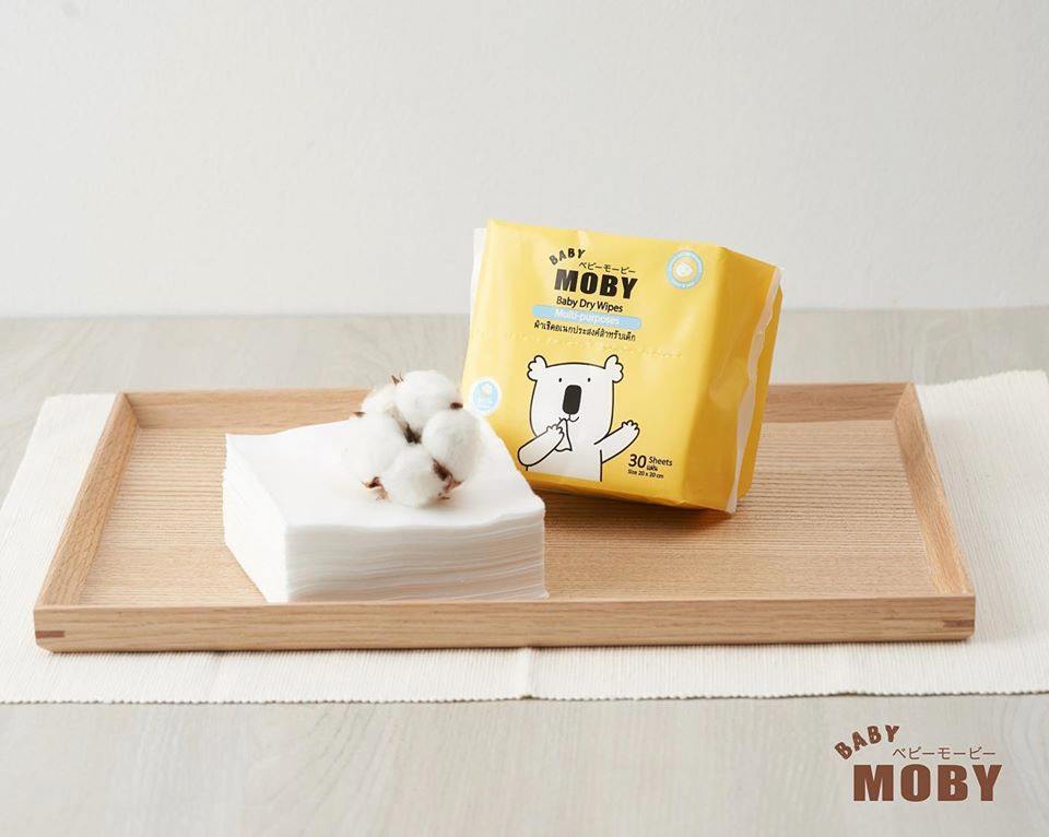 Baby Moby Multi-Purpose Baby Dry Wipes (30 sheets) – BaoBao Babies